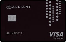 Alliant Cashback Visa Signature Credit Card card