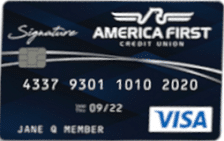 America First Credit Union Visa Signature Cash Back Credit Card card