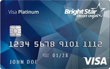 BrightStar Credit Union Visa Platinum Card card