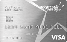 BrightStar Visa Platinum Cash Rewards Card card