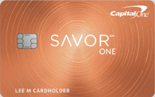 Capital One SavorOne Student Cash Rewards Credit Card card
