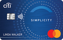 Citi Simplicity® Card card