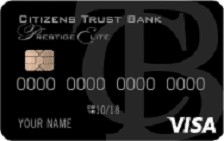 Citizens Trust Bank VISA Prestige Elite Credit Card card