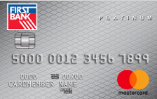 First Bank Secured Mastercard® card