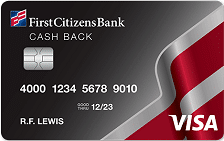 First Citizens Cash Rewards Visa® card