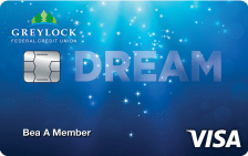 Greylock Federal Credit Union Dream Signature Rewards Card card