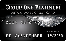 Group One Platinum Card card