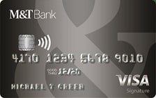 M&T Visa Signature Credit Card card