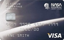 NASA FCU Visa Platinum Advantage Rewards card