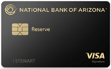 National Bank of Arizona Reserve Credit Card card
