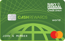 Navy Federal cashRewards World Mastercard® card