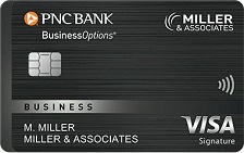 PNC BusinessOptions® Visa Signature® Credit Card card