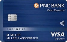 PNC Cash Rewards® Visa Signature® Business Credit Card card