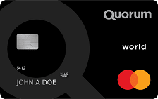 Quorum World Mastercard® card