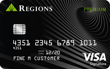 Regions Premium Visa® Signature Credit Card card