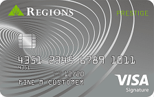 Regions Prestige Visa® Signature Credit Card card