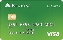 Regions Visa® Business Credit Card card