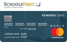 SchoolsFirst FCU Rewards Mastercard® Credit Card card