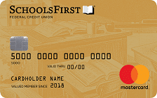 SchoolsFirst FCU Share-Secured Mastercard® Credit Card card