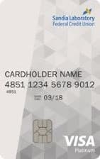 SLFCU Visa Platinum Rebate Card card