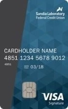 SLFCU Visa Signature card
