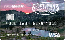 Sportsman’s Warehouse Explorewards Visa® card