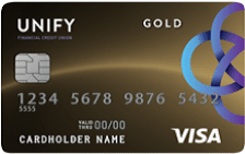 UNIFY Fixed-Rate Visa® Gold Credit Card card