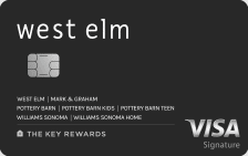 West Elm Key Rewards Visa card