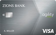 Zions Bank Agility Cash Visa® Credit Card card