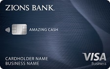 Zions Bank AmaZing Cash for Business Credit Card card