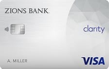 Zions Bank Clarity Visa® Credit Card card
