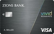 Zions Bank Vivid Rewards Visa® Credit Card card